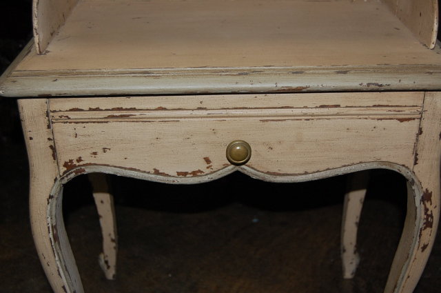 Pair of French Painted Side Tables