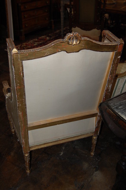 19th Century French Louis XVI Bergeres