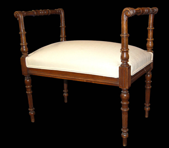 French Louis XVI Window Bench