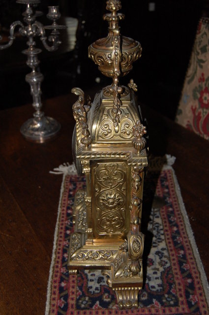 19th Century French Bronze Clock
