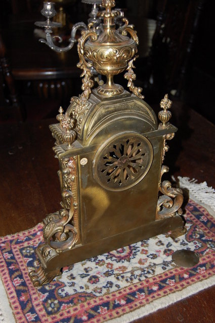 19th Century French Bronze Clock