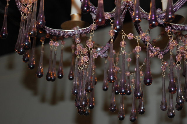 French Teardrop Crystal Chandelier