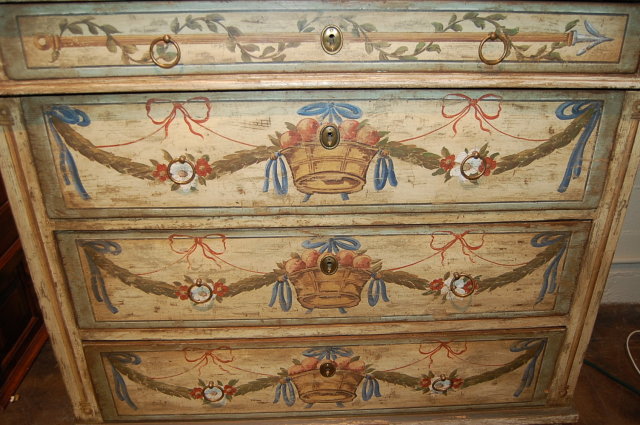 Continental Neo-Classical Painted Commode