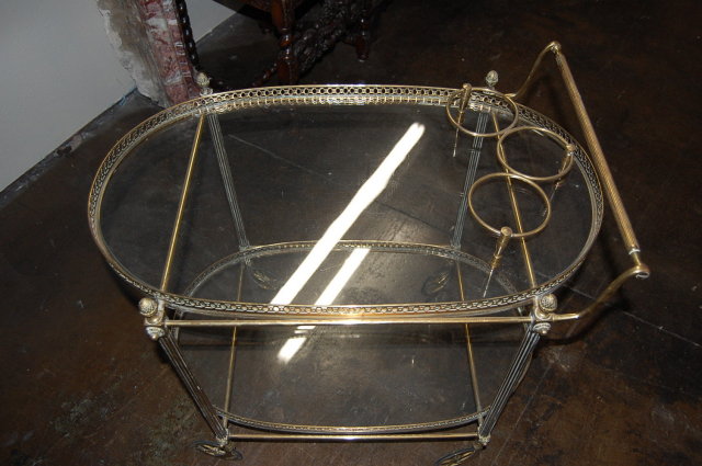 French Bronze Tea Cart