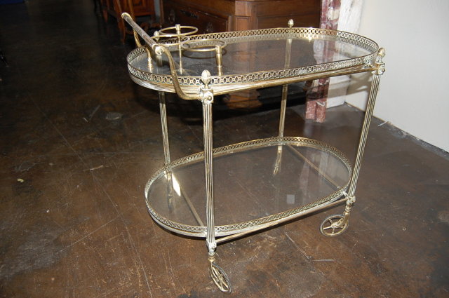 French Bronze Tea Cart