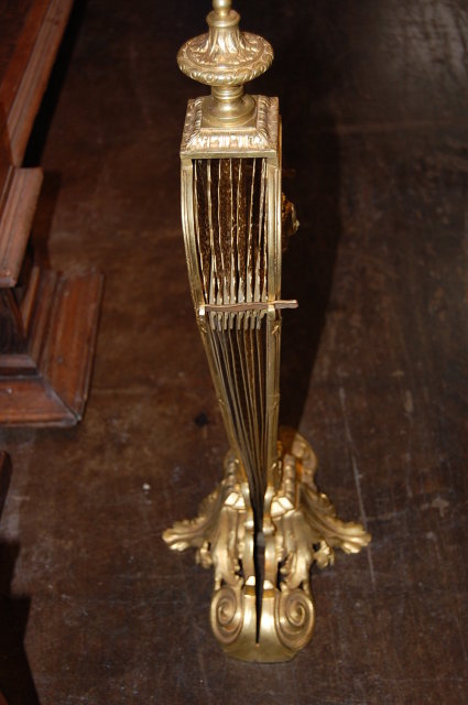 19th Century French Bronze Fire Screen