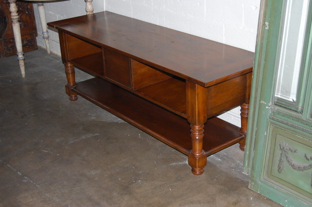 Custom Made Walnut TV Table
