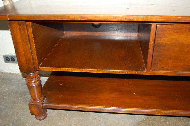 Custom Made Walnut TV Table