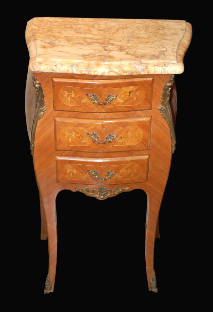 French Louis XV Marble Topped Stand