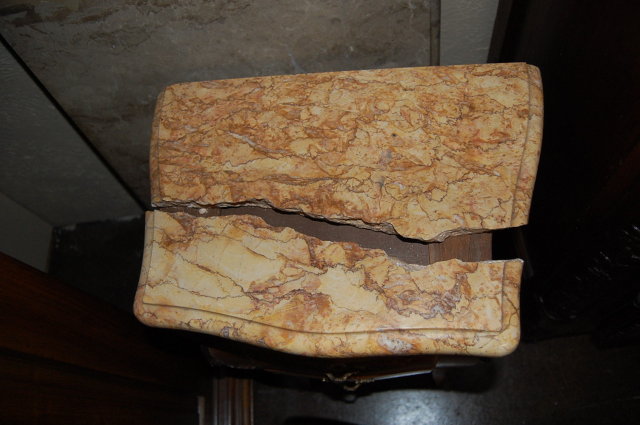French Louis XV Marble Topped Stand