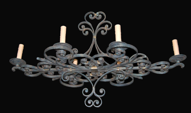 Heavy Iron French Style Chandelier