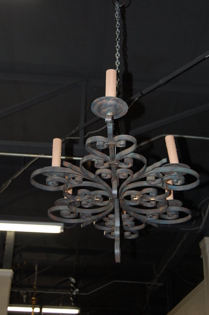 Heavy Iron French Style Chandelier