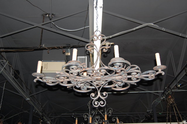 Heavy Iron French Style Chandelier