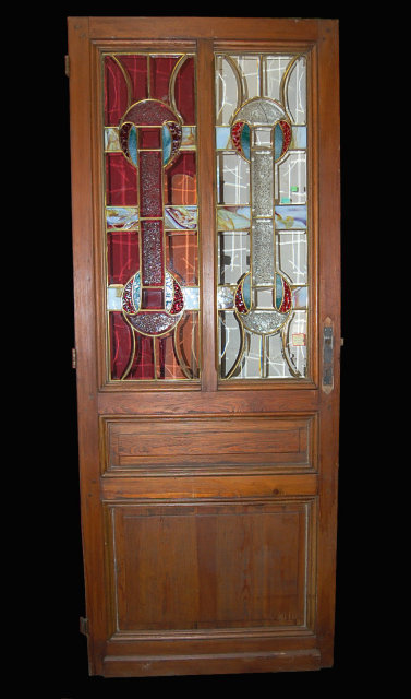 French Stained Glass Door