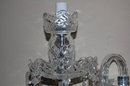 Pair of Waterford Style Crystal Wall Sconce