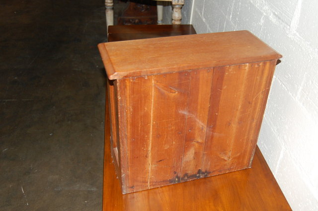 American Walnut Salesman Sample Chest
