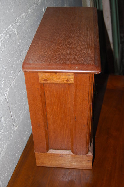 American Walnut Salesman Sample Chest