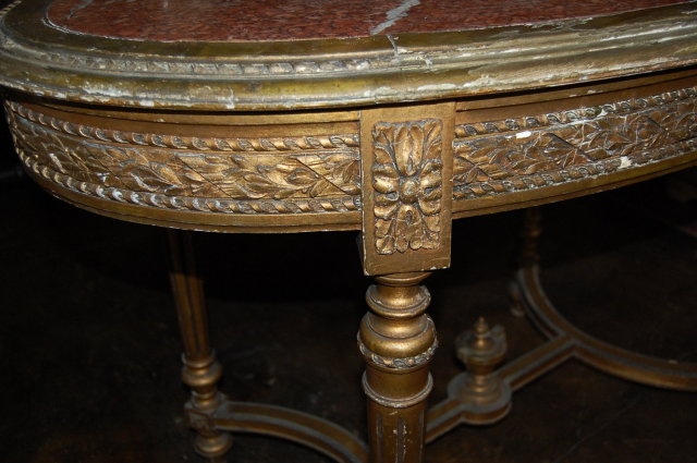 19th Century French Giltwood Occasional Table