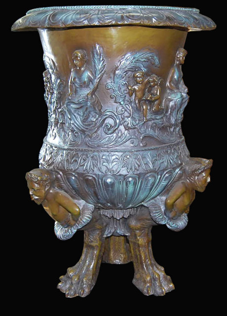 19th Century Continental Bronze Jardiniere
