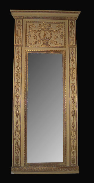 19th Century French Relief Sculpted Mirror