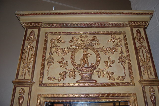 19th Century French Relief Sculpted Mirror