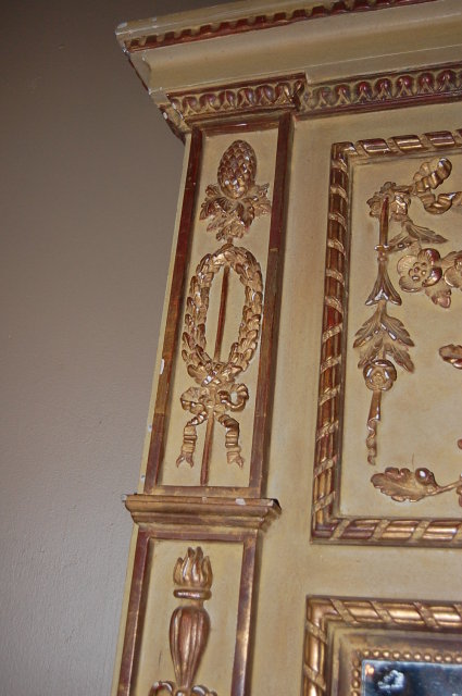 19th Century French Relief Sculpted Mirror