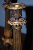 Pair of 19th Century French Empire Candlesticks