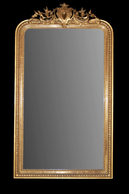 19th Century French Gilded Louis XVI Mirror