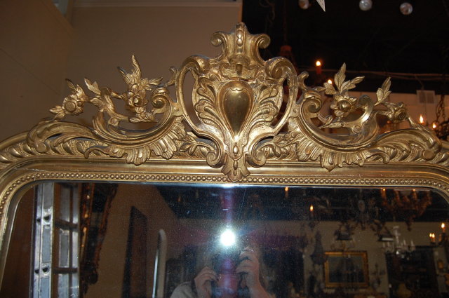 19th Century French Gilded Louis XVI Mirror