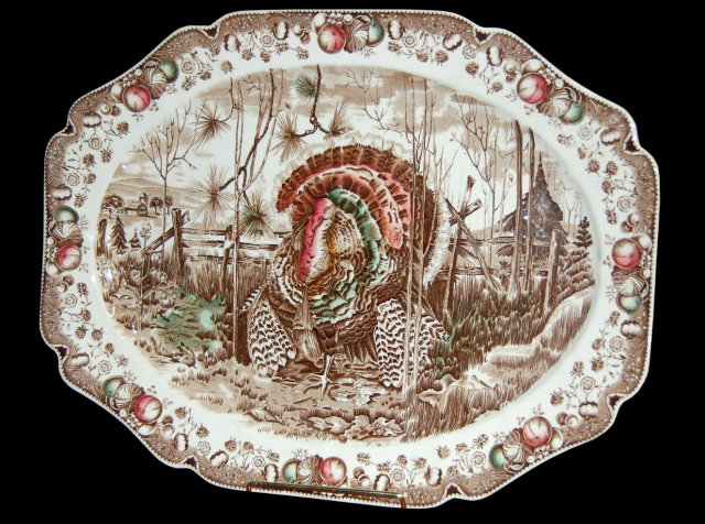 English Johnson Brothers Turkey Platter