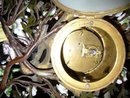 German Sitzendorf Dresden Three Piece Garniture