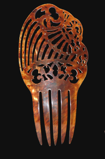 Antique Celluloid Hair Comb