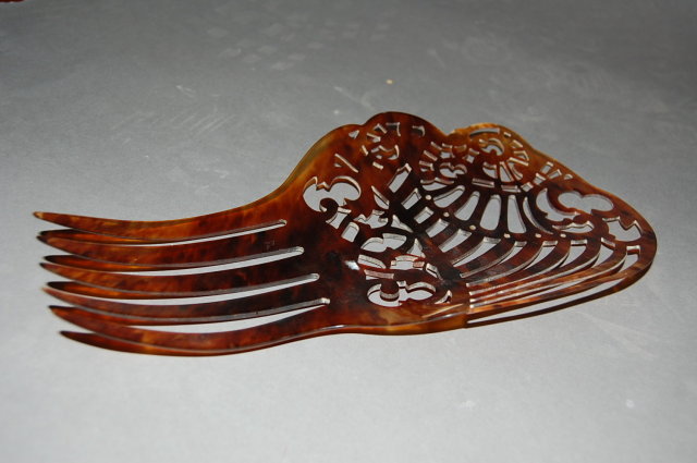 Antique Celluloid Hair Comb