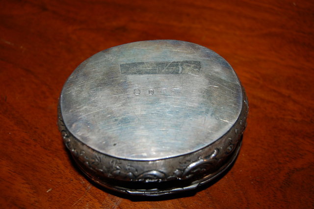 Continental Silver Embossed Box