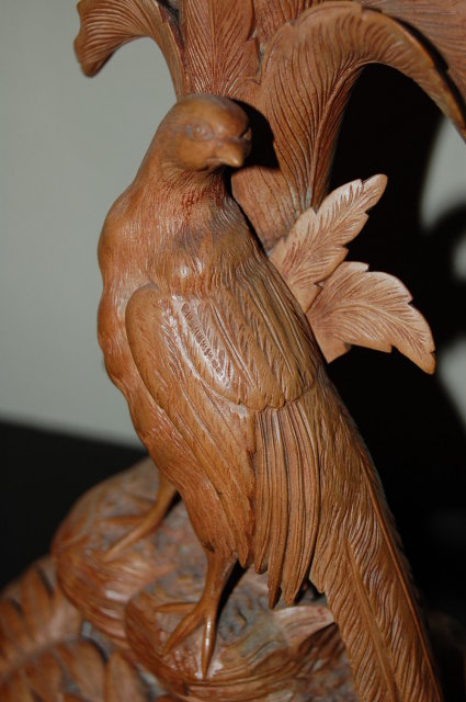 Swiss Finely Carved Bird