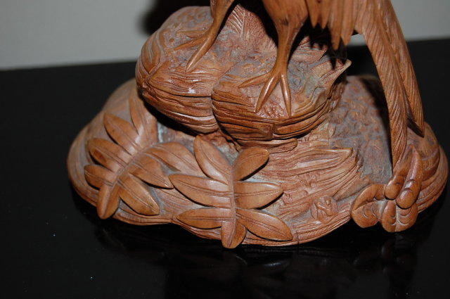 Swiss Finely Carved Bird