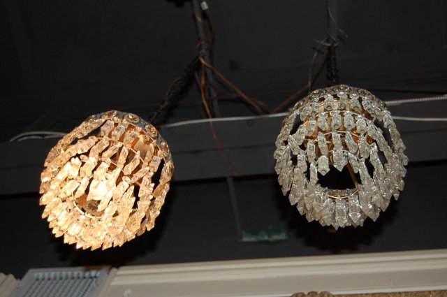 Superb Pair of Crystal Fixtures