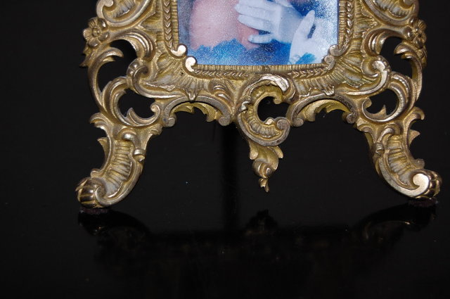 Pair of Sculpted Bronze Picture Frames