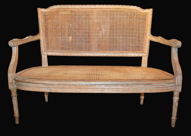 Early 19th Century French Painted Settee