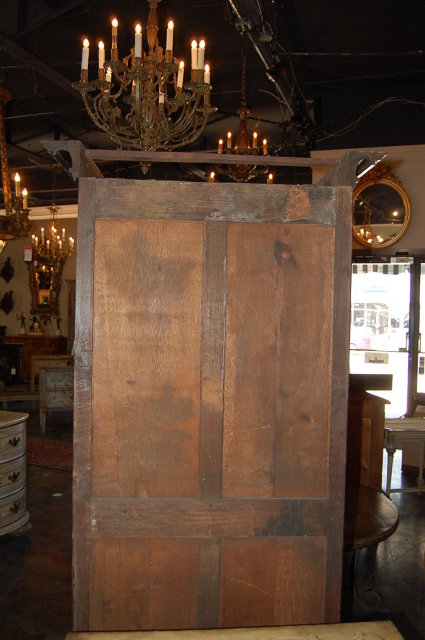 Early 19th Century Carved Oak Panetiere