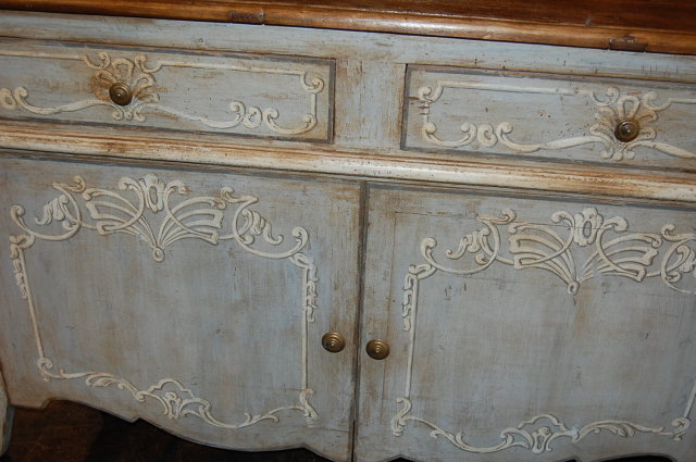 French Style Painted Buffet