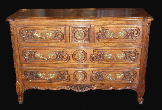 19th Century French Oak Commode