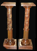 Pair of 19th Century French Walnut Pedestals
