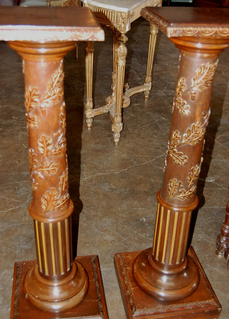Pair of 19th Century French Walnut Pedestals