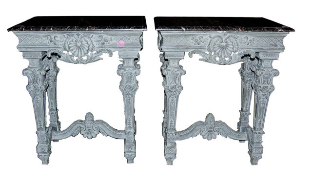 Pair of Italian Carved Occasional Tables