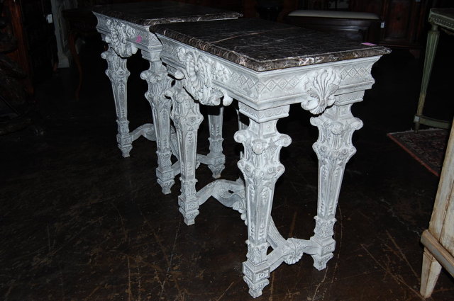 Pair of Italian Carved Occasional Tables