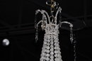 19th Century French Crystal Basket Chandelier
