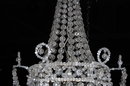 19th Century French Crystal Basket Chandelier