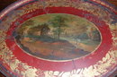 Early 19th Century French Painted Tole Tray