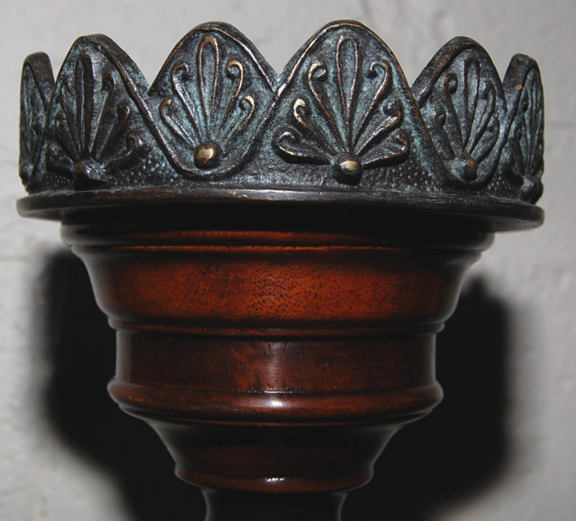 Pair of Carved Candlesticks